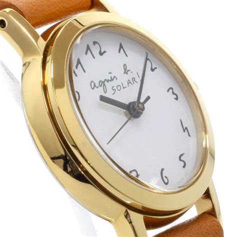 [new]agnis b agnes b solar clock lady s watch fbsd980 be forward store