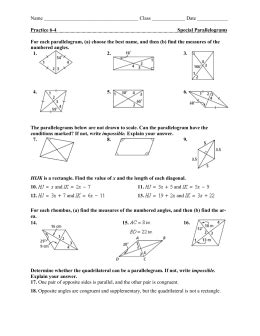 Polygons & quadrilaterals homework 4: 32 Properties Of Special Parallelograms Worksheet - Free Worksheet Spreadsheet