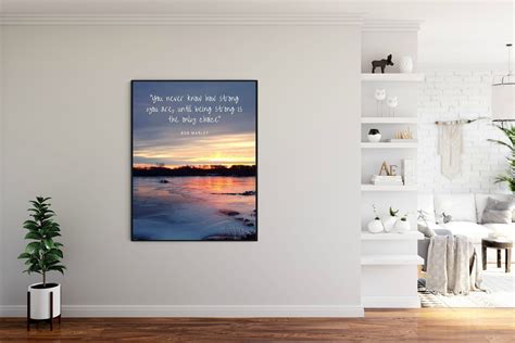 Beautiful Inspiring Bob Marley Quote Printable for your house, office or even as a gift. Embrace ...