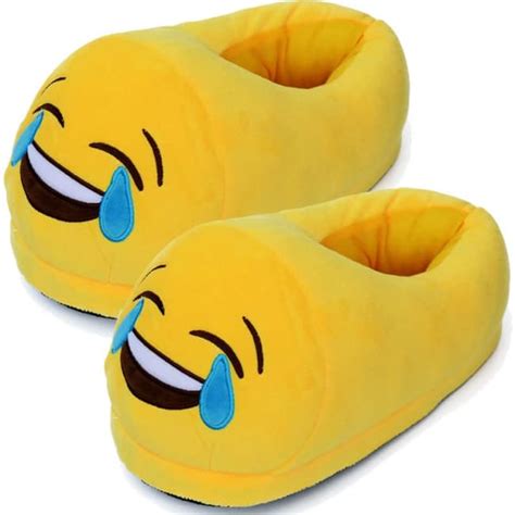 Big Comfy Emoji Emoticon Slippers Toy Game World