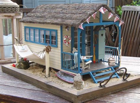 Luxury Beach Houses Beachhouses Miniature Houses Doll House Fairy