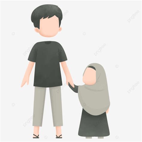 Gambar Ayah Dan Anak Kartun Berjalan Bersama Berjalan Bersama Ayah