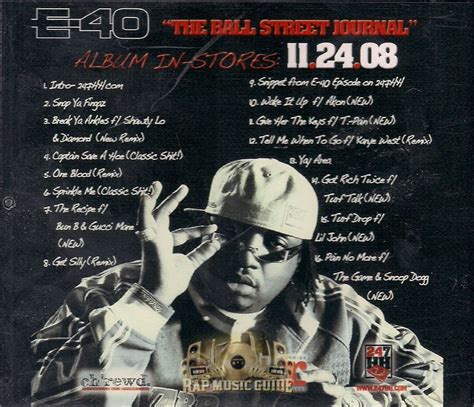 E 40 The Best That Ever Did It Mix Tape Cd Rap Music Guide