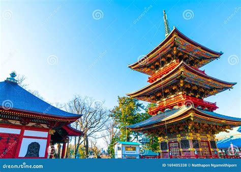 Pagoda At Narita San Shinsho Ji Temple Near Tokyo Japan Editorial