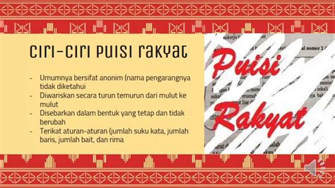 Puisi Rakyat Pantun Gurindam Mantra Youtube