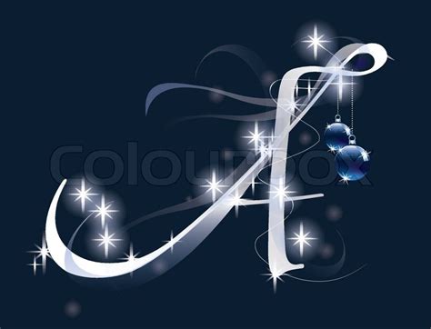 Check spelling or type a new query. Decorative letter with decorations for ... | Stock vector ...