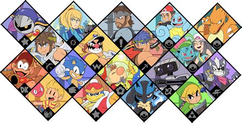 Super Smash Bros Ultimate Brawl Fighters By Zieghost On