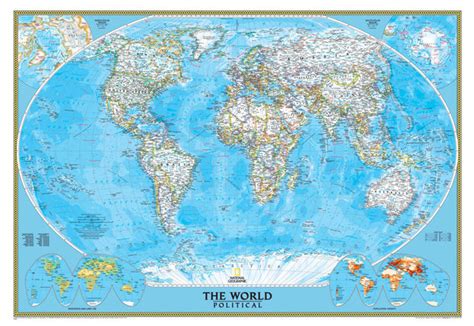 World Political Ngs Africa Centred Mural Buy World Ngs Mural Mapworld