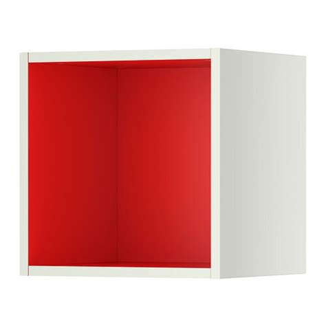 Bekijk meer ideeën over kubus kast, ikea ideeën, interieur. TUTEMO Öppet skåp - vit/röd, 40x37x40 cm - IKEA