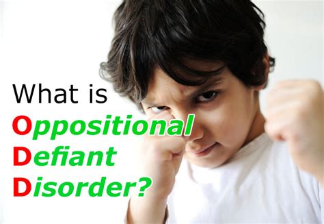 What Is Oppositional Defiant Disorder Cns Center Of Az