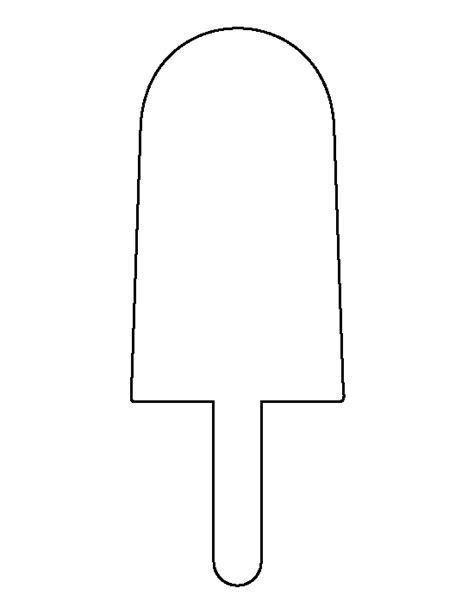Printable Popsicle Template Popsicle Crafts Summer Preschool Crafts