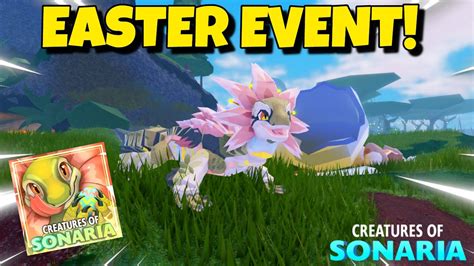 Easter Event Minigame Guide New Creatures Creatures Of Sonaria Youtube