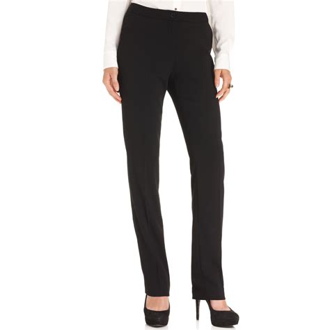 Discover over 25000 brands of hugely discounted clothes, handbags, shoes and accessories at thredup. Ivanka Trump Straight-Leg Crepe Pants in Black | Lyst