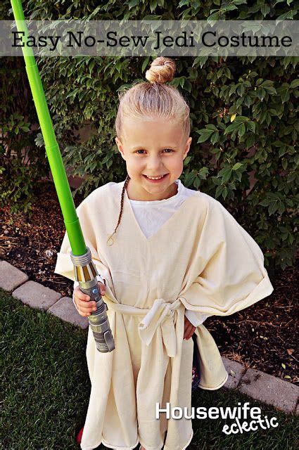 Housewife Eclectic Easy No Sew Jedi Costume Starwarscereal Costume