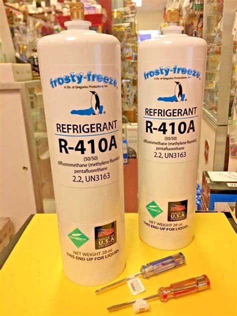New Air Conditioner Refrigerant 410a R410a Two 2 28 Z Cans R 410