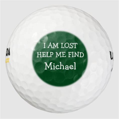 Funny Mens Lost Golf Balls Zazzle