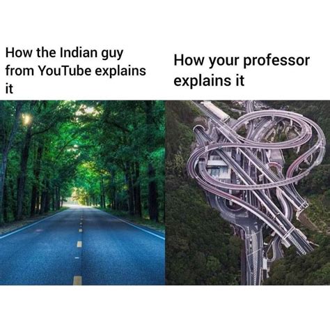 How The Indian Guy From Youtube Explains It How Your Professor