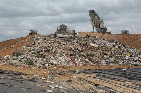 Landfill Waste Disposal Site Stock Image C Science Photo Library