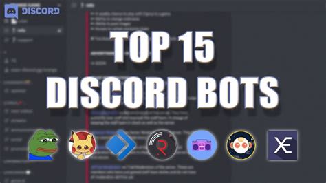 Top 15 Discord Bots Youtube