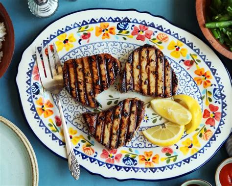 Grilled Ahi Tuna Steak Recipe Bobby Flay Dandk Organizer