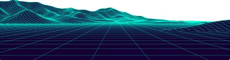 Tron Style 3d Wireframe Matrix Surface Effect With Illustrator