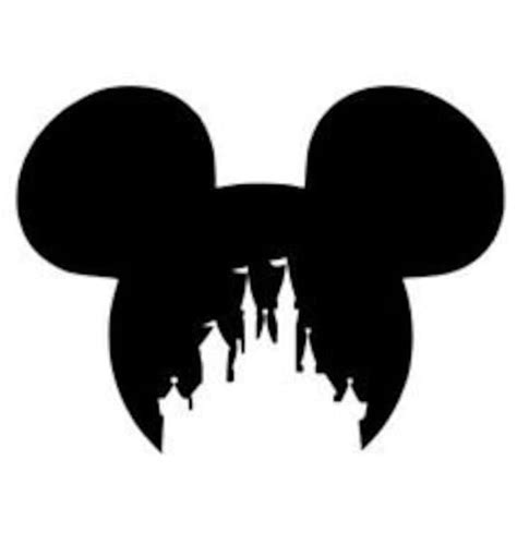 Disney Castle Silhouette Vinyl Decal For Cars Laptops Etsy