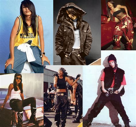 The Evolution Of Hip Hop Fashion April 2013 Tomboy Fashion Aaliyah