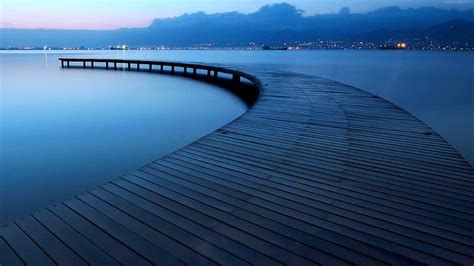 1440x2560px Free Download Hd Wallpaper Lake Evening Pier 4k