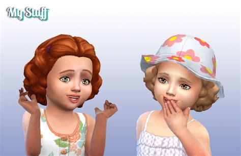 Lovely Curls Sims 4 Toddler Sims Sims 4