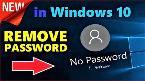 Remove Password Windows 10 How To Remove Password In Windows 10 YouTube
