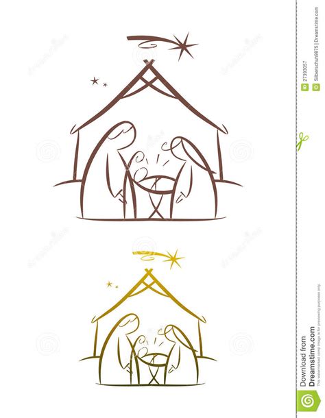 ✓ free for commercial use ✓ high quality images. Nativity Scene: Father, Mother And Child Stock Vector ...