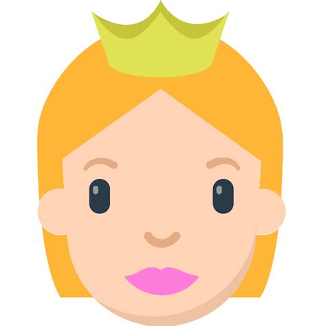 Princess Emoji Clipart Free Download Transparent Png Creazilla