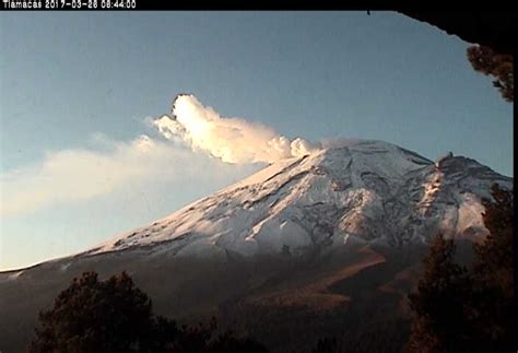Reporte Del Monitoreo De Cenapred Al Volcán Popocatépetl Hoy 26 De