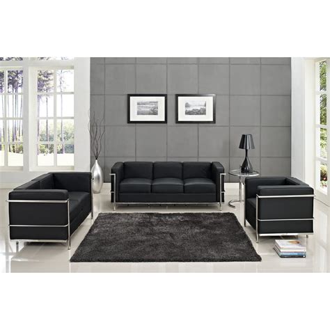 How To Buy Black Leather Sofa Online Modern Black Leather Sofa