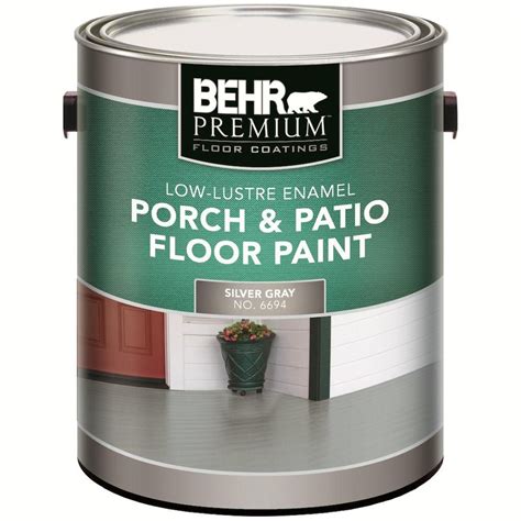 Behr Premium Interiorexterior Low Lustre Enamel Porch And Patio Floor