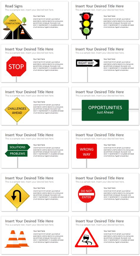 Road Signs Powerpoint Slides Road Signs
