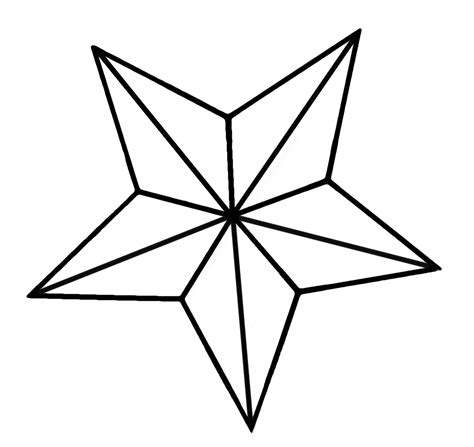 Nautical Star Outline Clipart Best