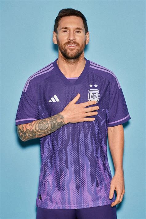 Argentinas Away Kit For The 2022 World Cup Is Flames ️‍ Camisa