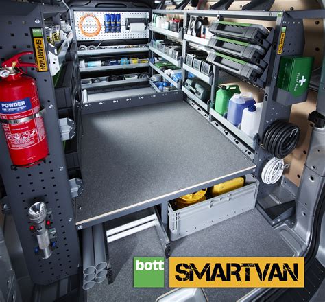 Van Racking Bott Smartvan Storage Solutions Work Truck Storage Van