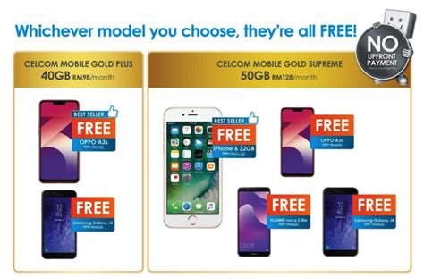Don't forget to check digi, umobile. Celcom is now giving away Huawei P20 & 100,000 phones for ...