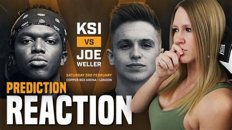 KSI vs JOE WELLER FIGHT + UNDER CARD REACTION & PREDICTIONS! - YouTube