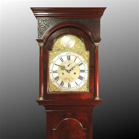 Walnut Cased Bristol Georgian Longcase Clock For Sale Circa 1750