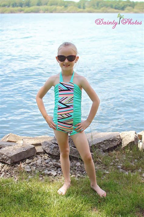 Ellas Retro Ruched Swimsuit Sizes Nb To 14 Girls Pdf Pattern