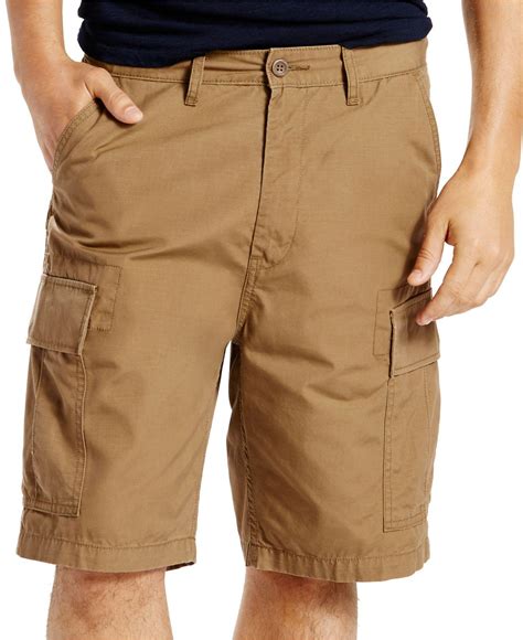 Levis ® Carrier Ripstop 9 12 Inseam Cargo Shorts In Natural For Men Lyst