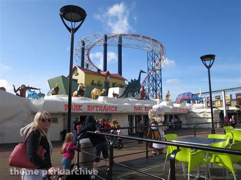 Entrance At Blackpool Pleasure Beach Theme Park Archive
