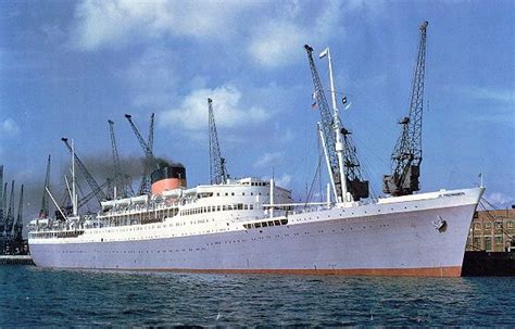 Union Castle Line Passenger Ship Hull Ship Cruise Ship