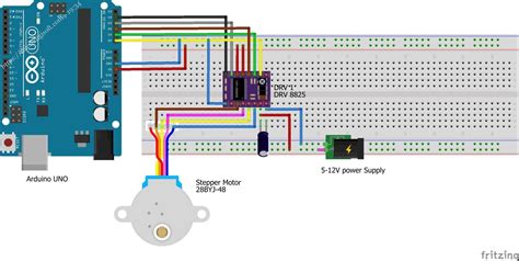 Drv8825 Motor Driver And 28byj 48 Stepper Motor With Arduino