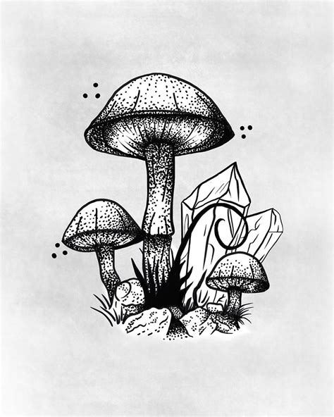 Kedatattooart Magic Tattoo Mushroom