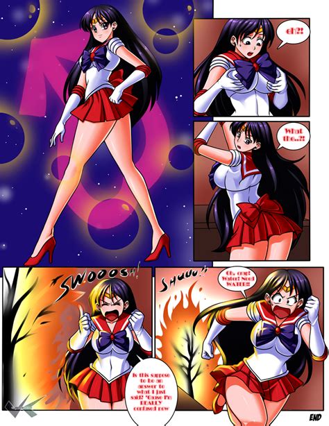 Sailor Mars Transformation Manga Page End By Jadenkaiba On Deviantart
