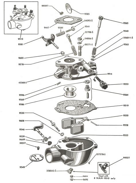 Ford Tractor Carburetor Diagram